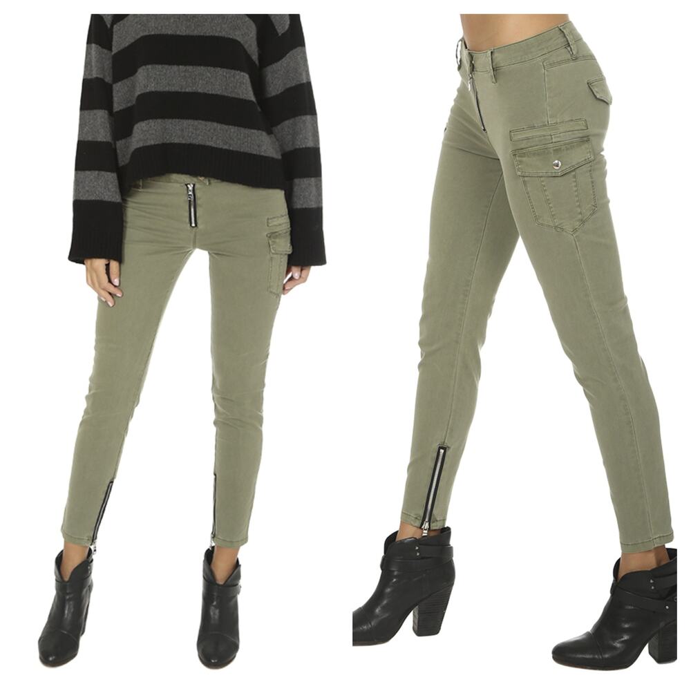 RtA Presley Cargo Pants in Light Army green size 28 $246
